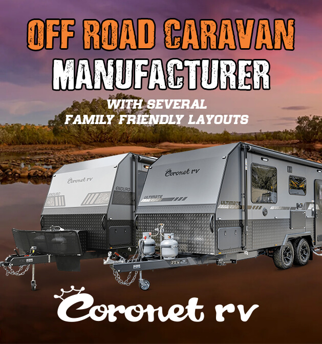 Coronet RV - family friendy off road caravan manufacturer