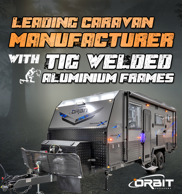Orbit Caravans - leading caravan manufacturer with TIG-welded aluminum frames